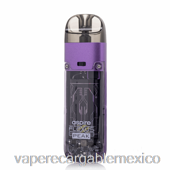 Vape Recargable Aspire Flexus Peak Pod System Violeta